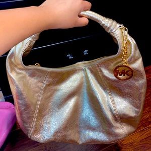 Mk gold side purse
